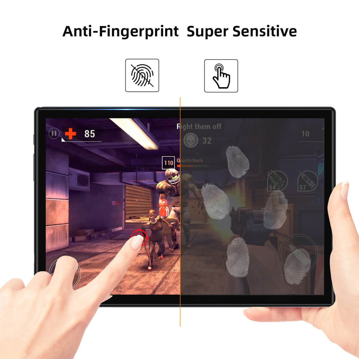 Kingpad Z10 Tablet Tempered Glass Screen Protector - Vastking