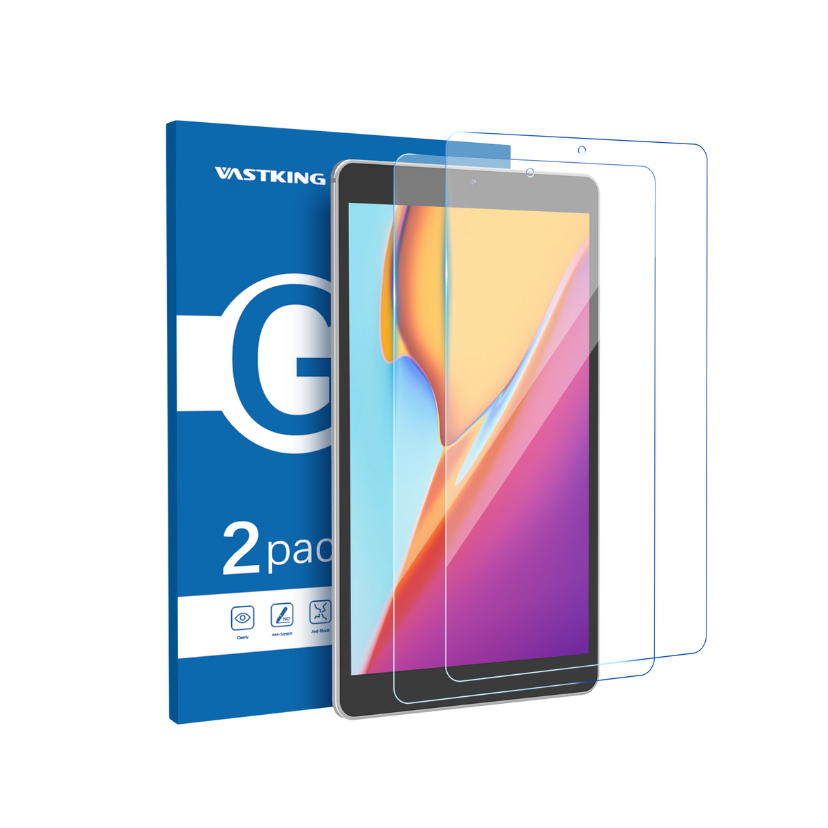 Kingpad SA10 Tablet Tempered Glass Screen Protector - Vastking