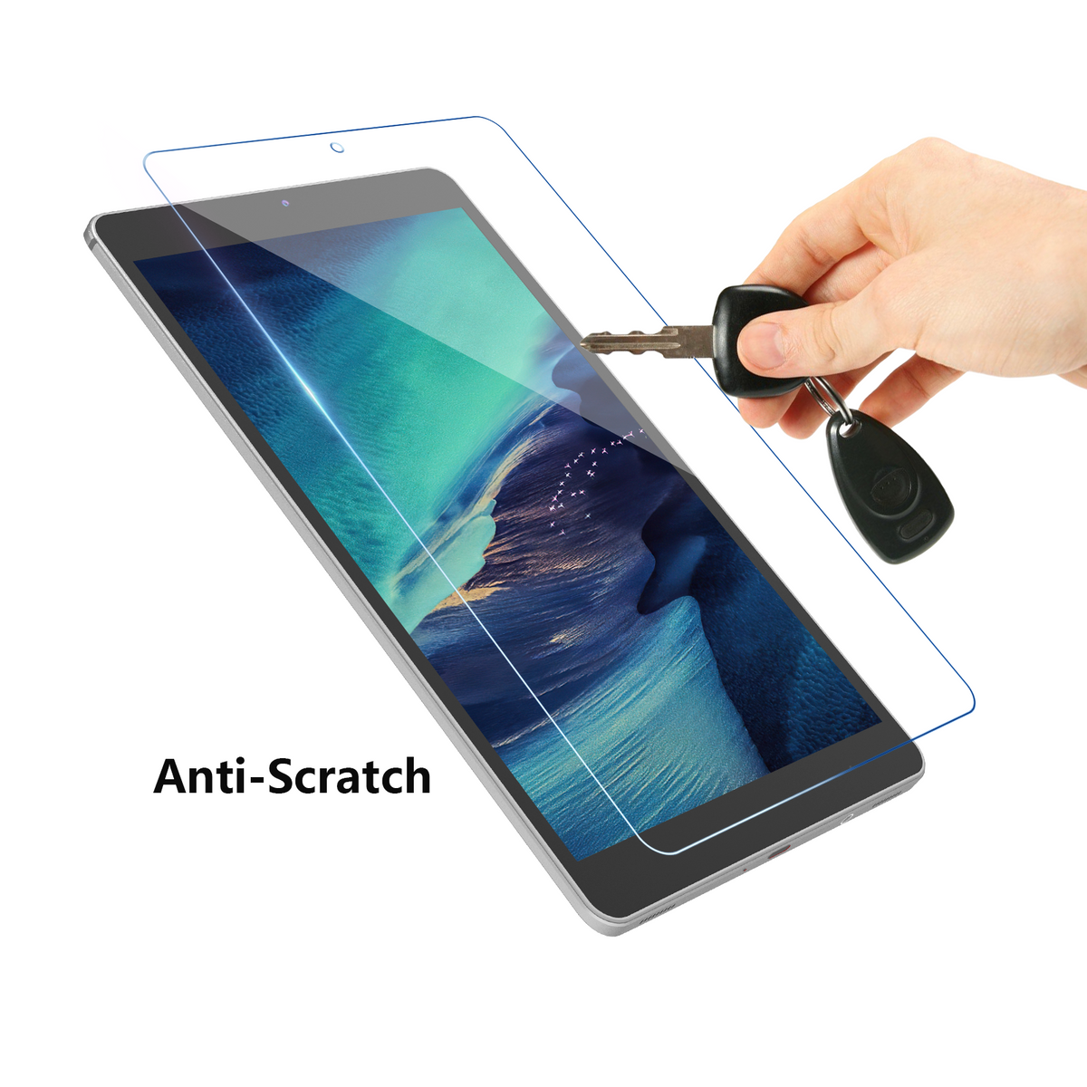 Kingpad SA8 Tablet Tempered Glass Screen Protector - Vastking